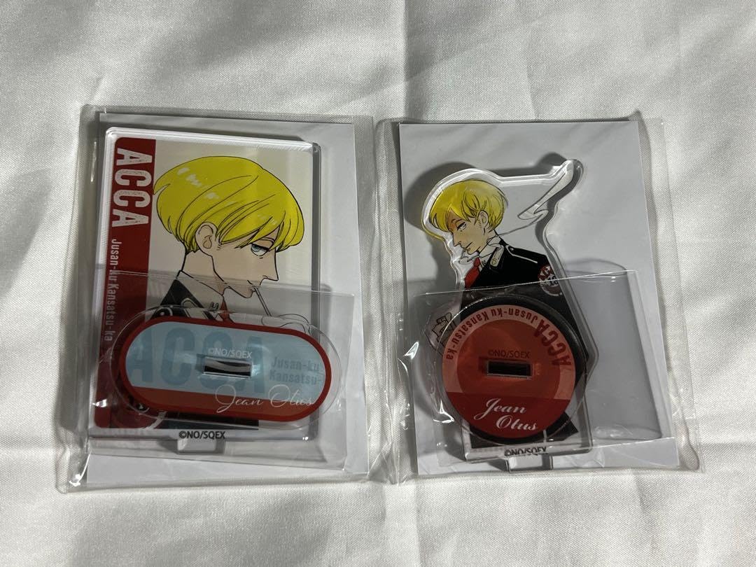 ACCA13区監察課　くじメイト　ミニアクリルスタンド　ジーン　ニーノ　22点 くじメイト】「ACCA13区監察課」くじメイト《第2弾》 | アニメイト